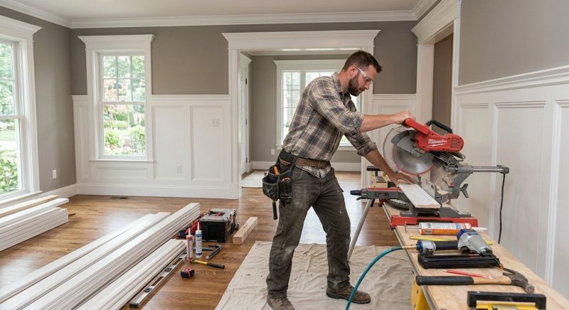 Custom Wood Trim Installation in Kansas City, KS
