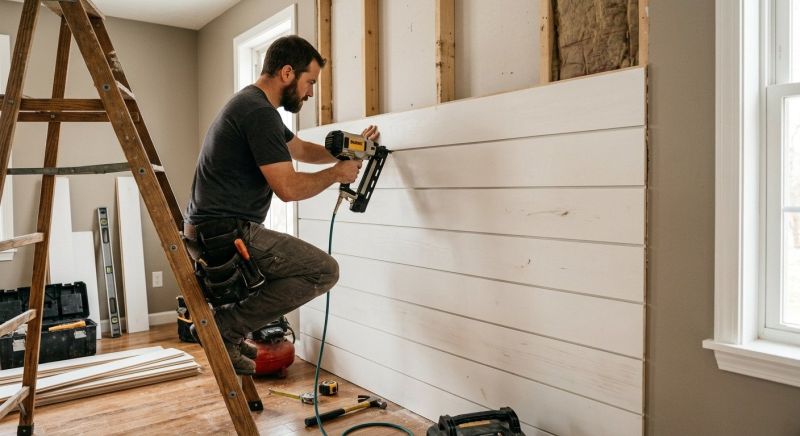Wall Paneling Installation in Wilmington, NC